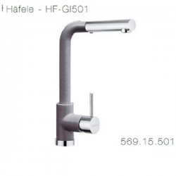 Vòi rửa bát HAFELE HF-GI501 màu iron grey 569.15.501
