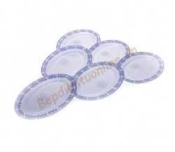 Bát đĩa nhập khẩu Elmich đĩa thủy tinh elip 25cm 2029390